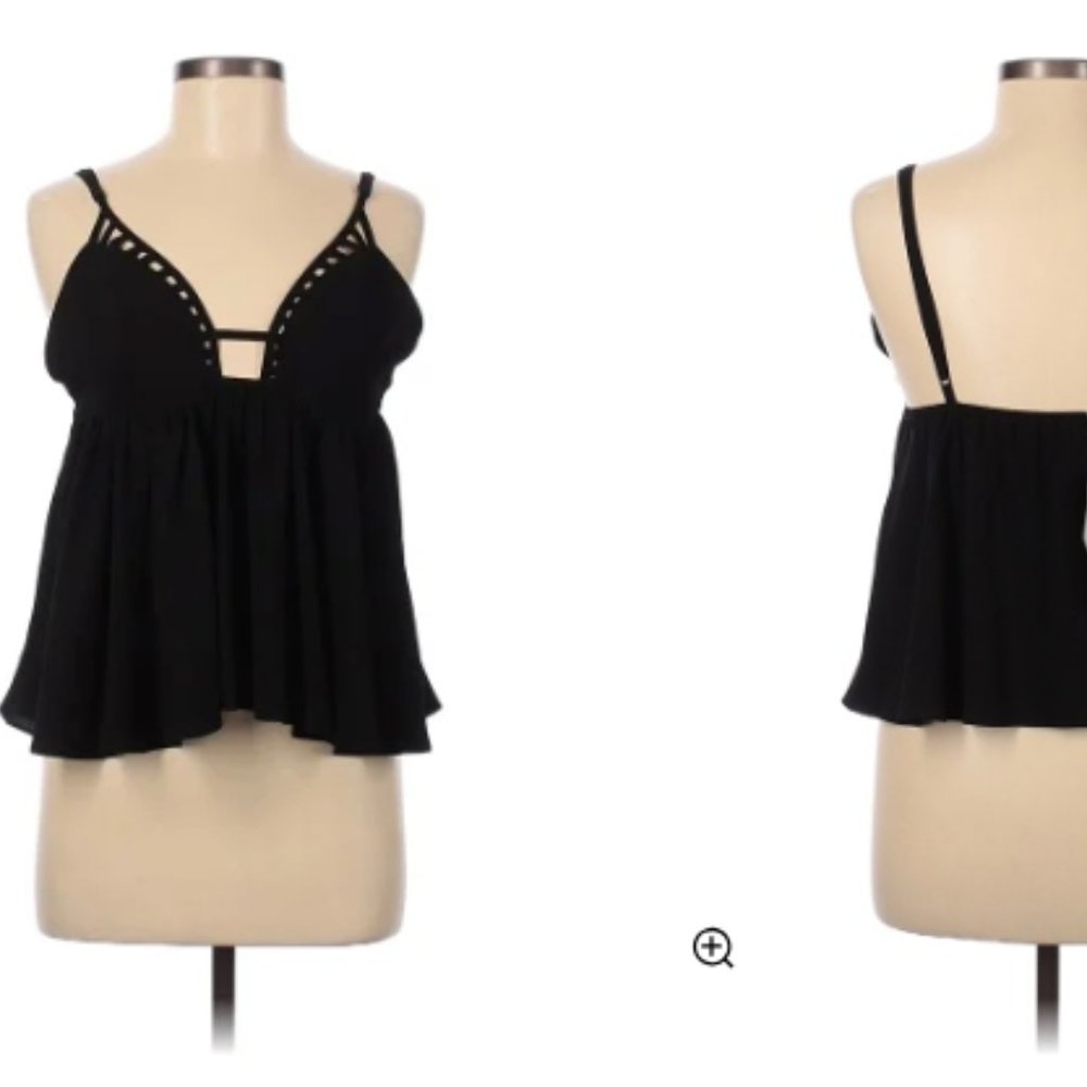 Millau Black Babydoll Top. LF tank.